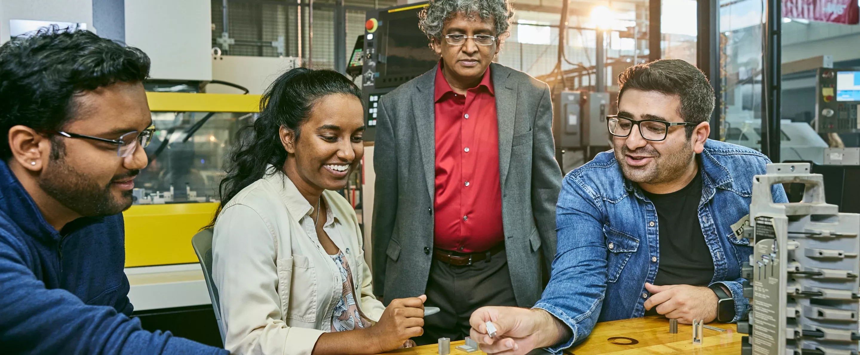 Sundar Atre looking at research plans
