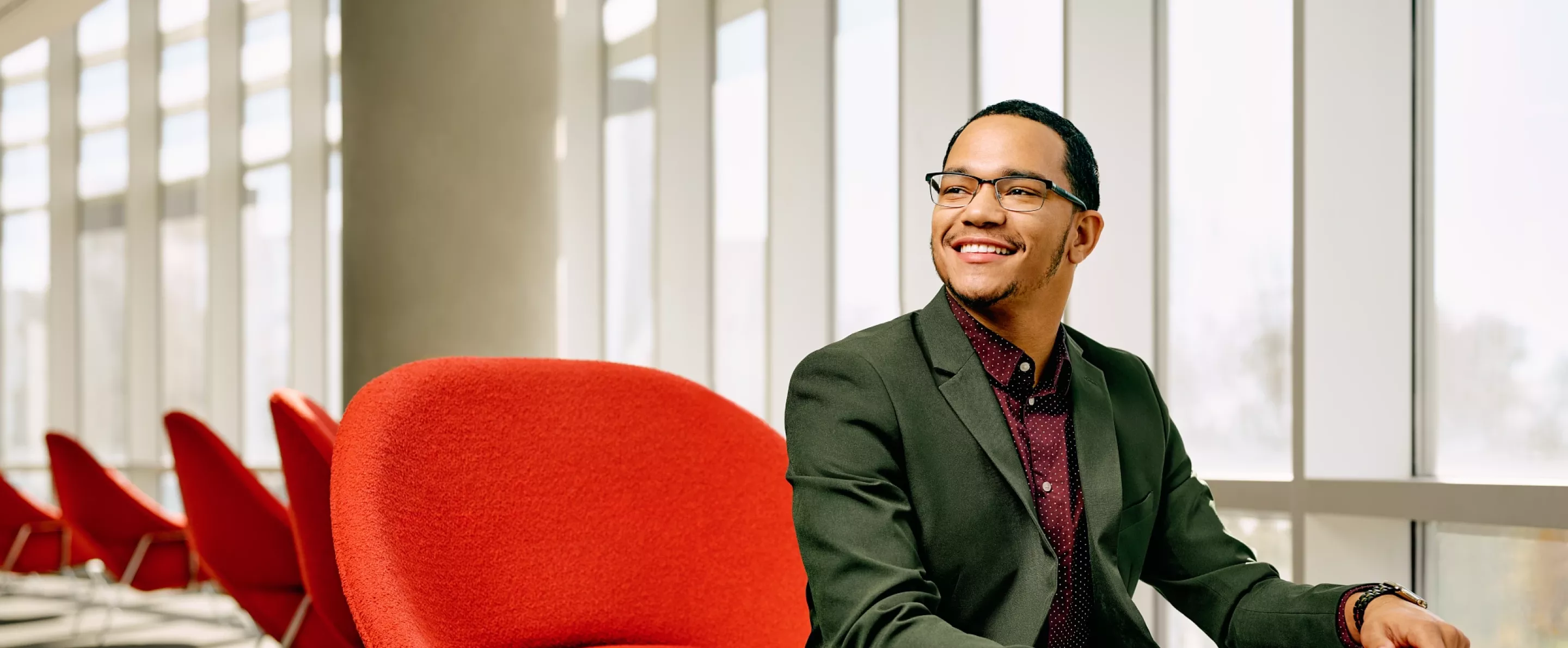 Cameron Galloway, graduate student in the Kent School