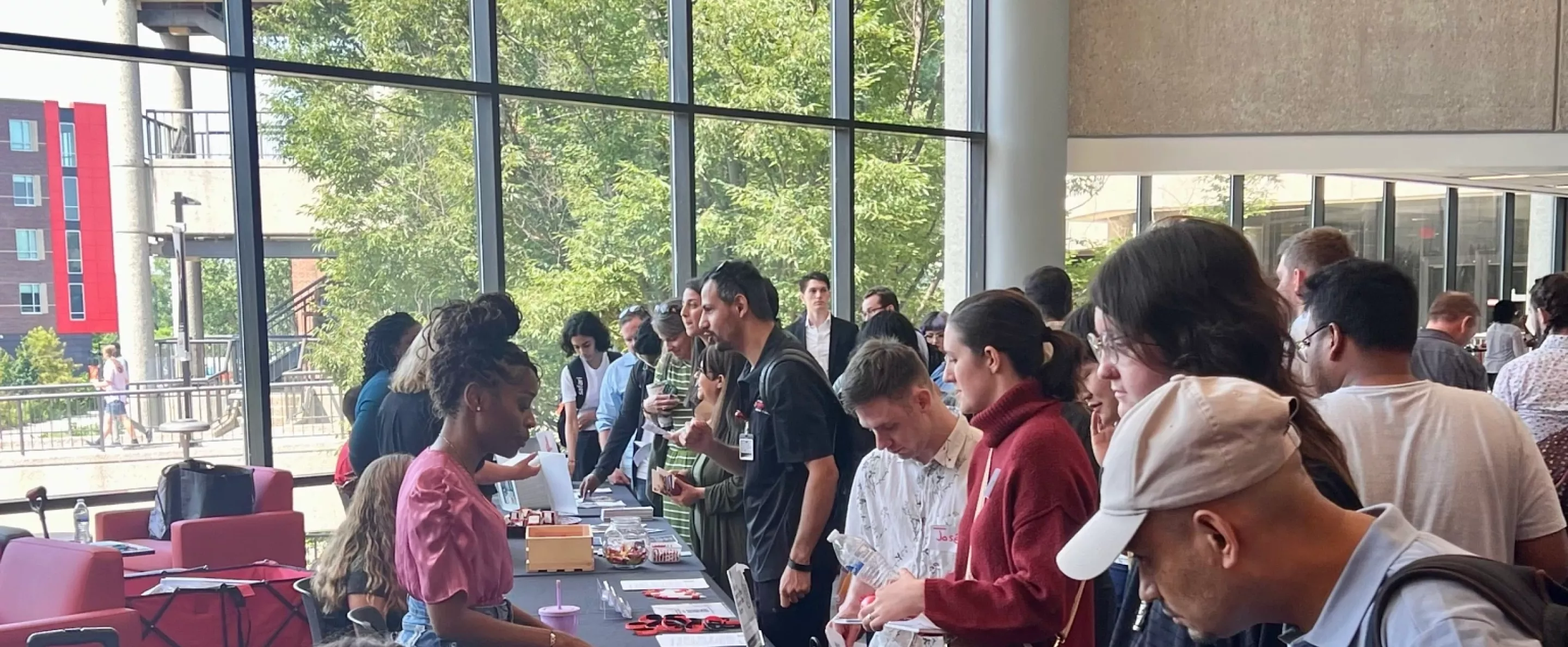 Grad Student Resource Fair Tables