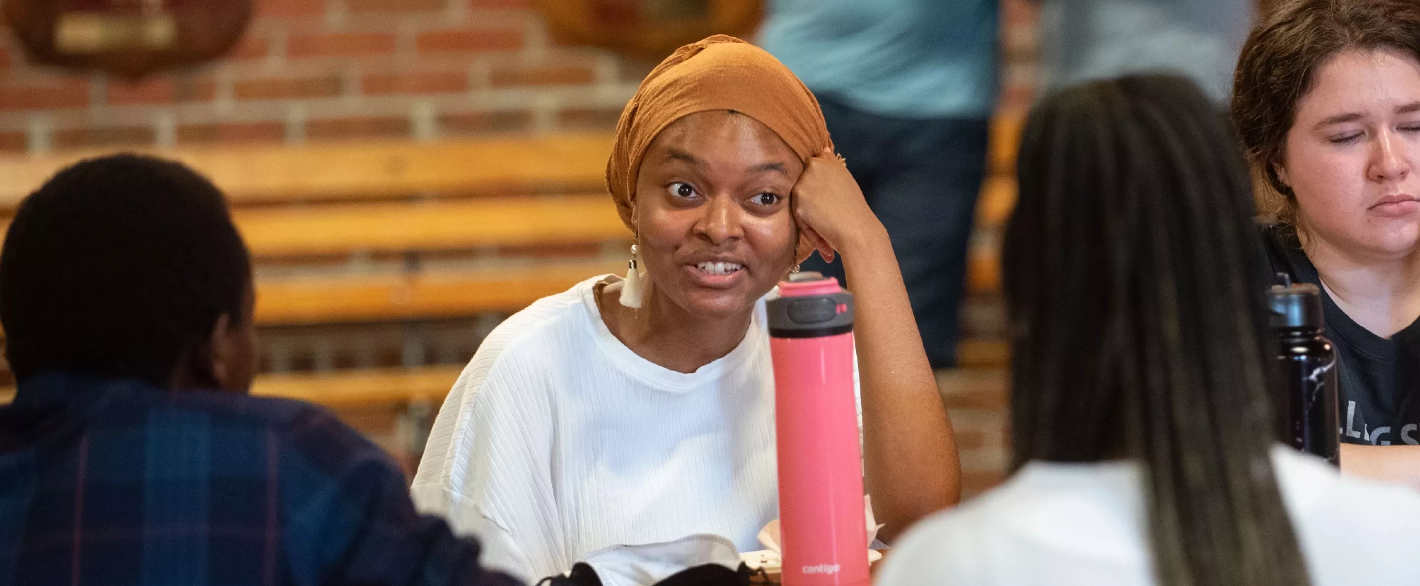 Smiling International Student