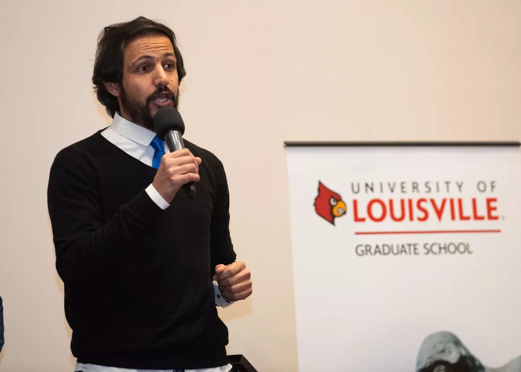 Graduate Ambassador speaking