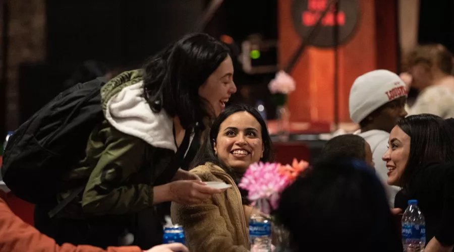 International Women’s Day 2023 Graduate students laughing.