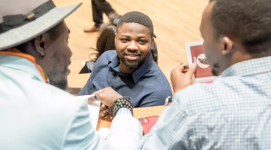 International Graduate Students attending event.